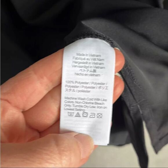 J Crew Puff Sleeve Crepe Top Womens Size Tall Small‎ Black - Picture 6 of 6